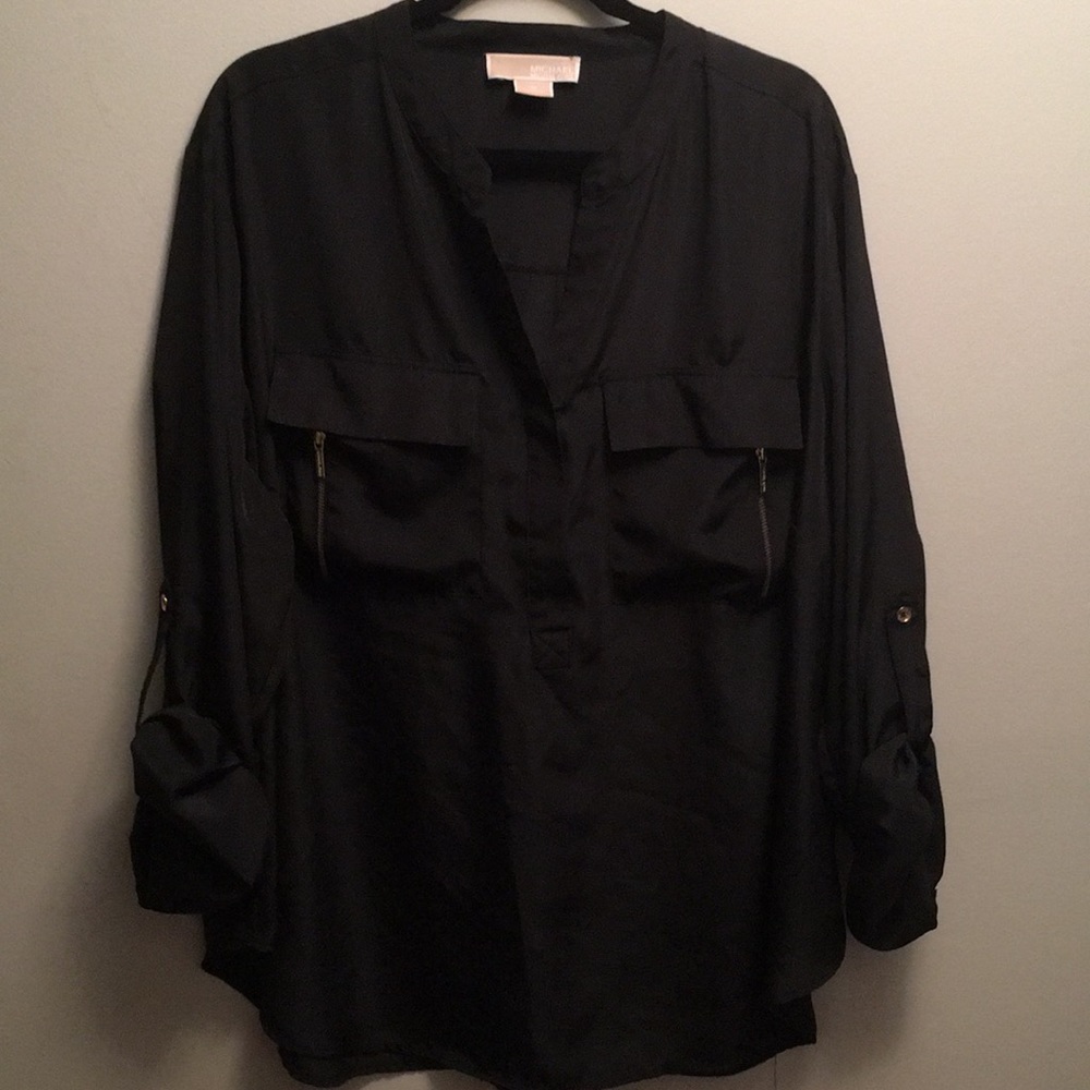 🍂🍁Michael Kors Plus Size Black Top